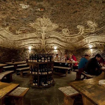 J&J Ostrožovič Winery, Veľká Tŕňa: Tokaj tasting 13 m underground — 5