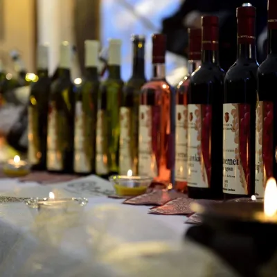 Winiarnia Pivnica Orechová pod Vihorlatem: degustacje w piwnicy — 3