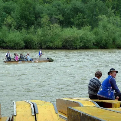 Goral raftsmen of Červený Kláštor: wooden-raft trip on the Dunajec — 3