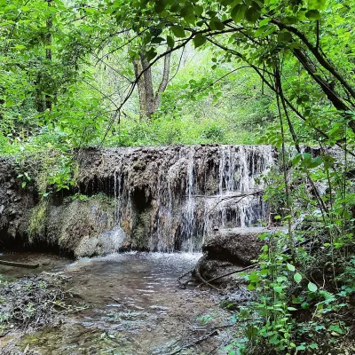 Háj waterfalls in the Slovak Karst