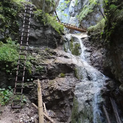 Kyseľ Gorge and its waterfalls: the ferrata, Malý and Veľký Kyseľ — 4