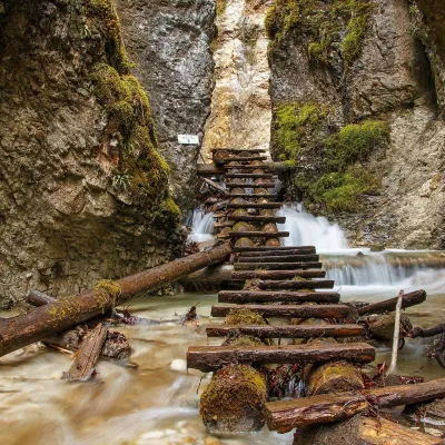 Kyseľ Gorge and its waterfalls: the ferrata, Malý and Veľký Kyseľ — 2