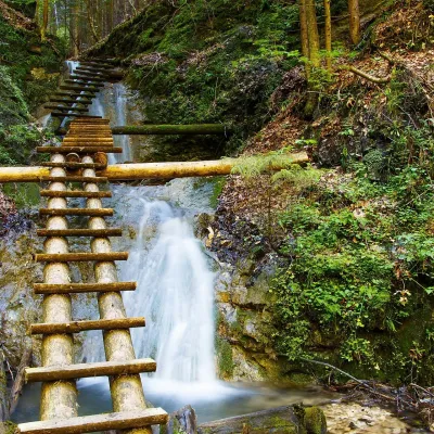 Kyseľ Gorge and its waterfalls: the ferrata, Malý and Veľký Kyseľ — 5