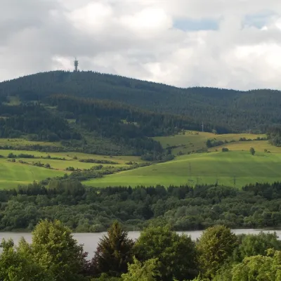 Orava Reservoir and Slanica Island — 2