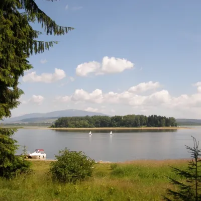 Orava Reservoir and Slanica Island — 3