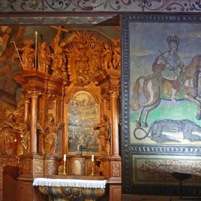 Wooden Gothic Church of All Saints, Tvrdošín — 3