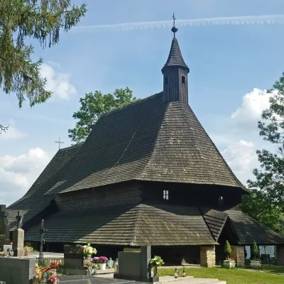 Drewniany gotycki kościół Wszystkich Świętych w Twardoszynie