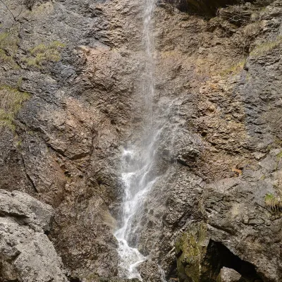 Červené piesky waterfall in the Prosiecka valley