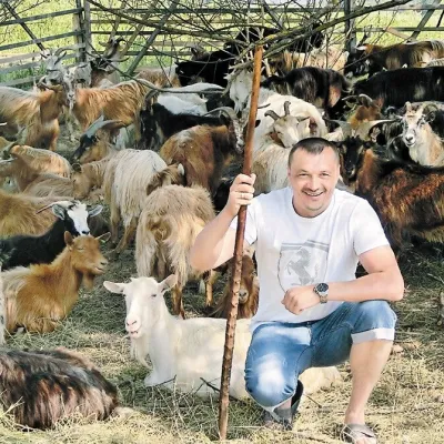 Blahorodna Koza goat farm, Nyzhnia Apsha — 2