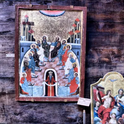 Музей-пам’ятка дерев’яної архітектури і живопису ХVI -ХІХ ст. – церква святого Духа, Рогатин — 3