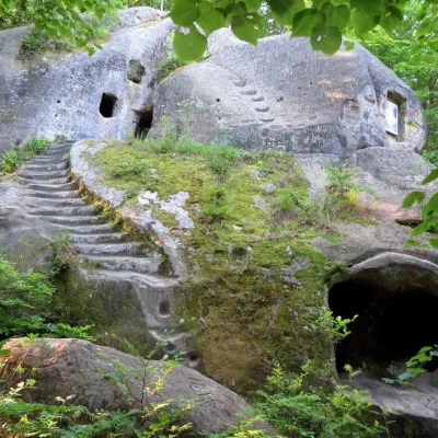 Rock and Cave Monastery in Rozgirche — 2