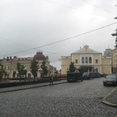 Philharmonic Square in Chernivtsi — 3