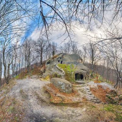 Rock and Cave Monastery in Rozgirche — 5