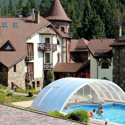Hotel Complex "Veža Vedmeža****" Volosyanka (sauna, tub, jacuzzi) — 4
