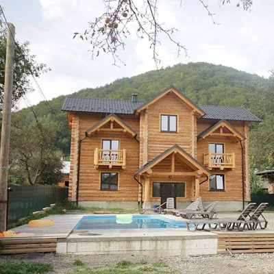 Pensjonat "ZRUB" Mykulychyn (basen, sauna, wędkarstwo) — 2