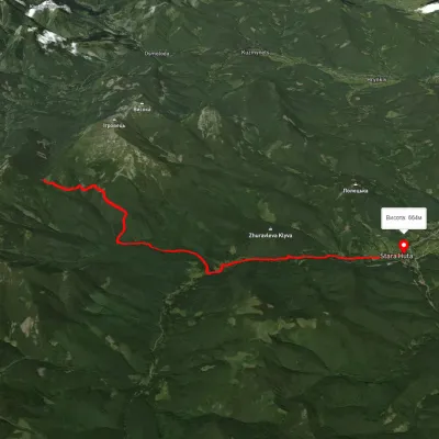 Stara Huta village – Borevka Pass