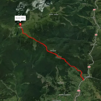 Jasinia – góra Petros