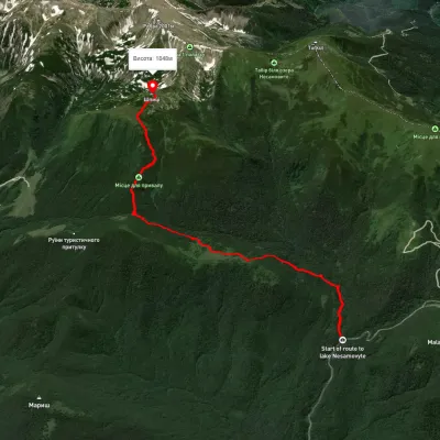Zaroslyak base – Mount Shpytsi