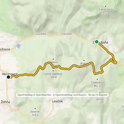 Abranovce – Zlatá Baňa