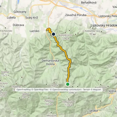 ATC Bystrina – Krúpove sedlo