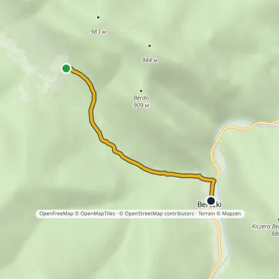 Bereżki – Przysłop Caryński Pass