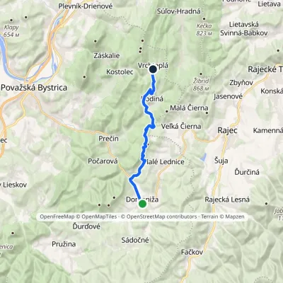 Domaniża – Vrchtepla