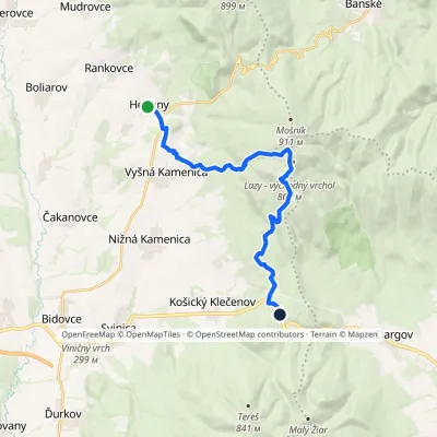 Herľany – Dargov Pass