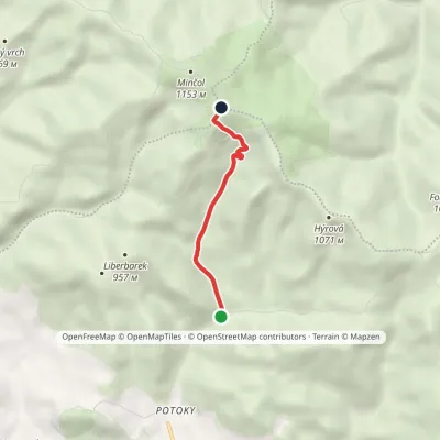 Ústie Kalinovského Potoka – Pod Minčolom