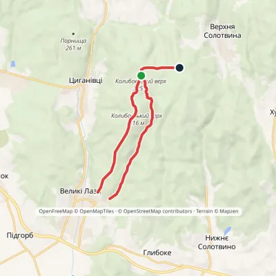 Kolybovskyi Verkh – loop trail