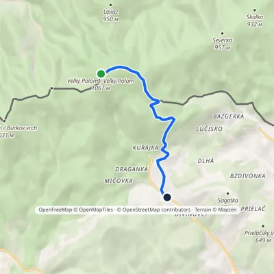 Korcháňovci – Veľký Polom, peak