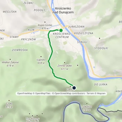 Krościenko nad Dunajcem – Burzana