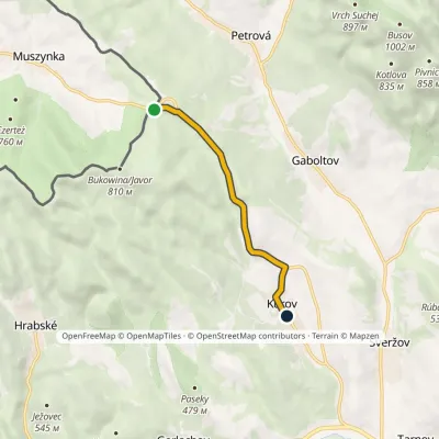 Kurov – Kurovské Saddle, State Border