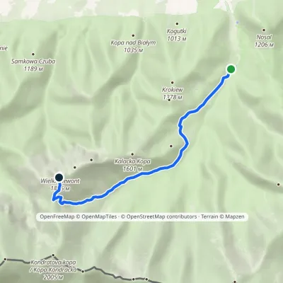 Kuźnice – Hala Kondratowa – Giewont
