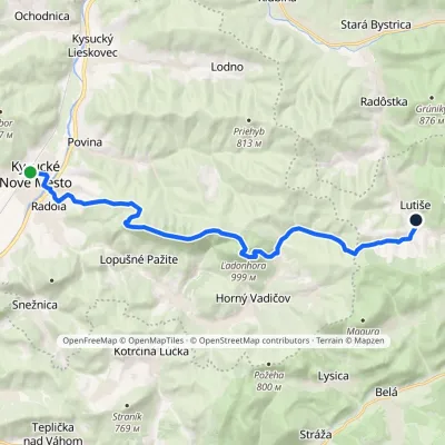 Kysucké Nové Mesto, station – Lutiše