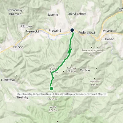Lopej – Sedlo pod Hrbom, hut