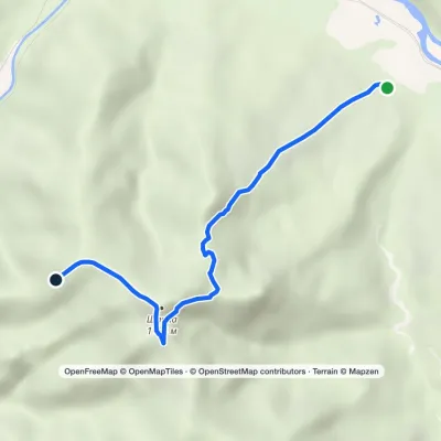 Route to Mount Shchavna