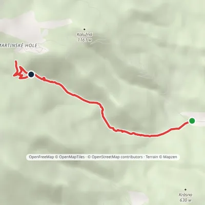 Martin, Stráne – Ferrata HZS – Ráztoka