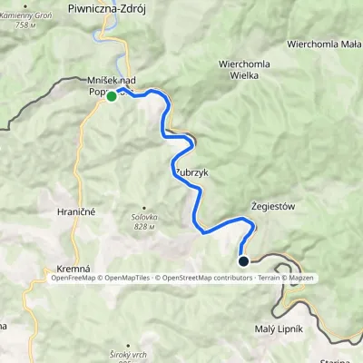 Mníšek nad Popradom – Sulínka