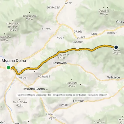 Mszana Dolna – Ćwilin