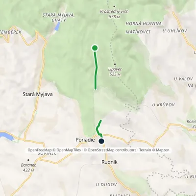 Educational Trail Brestovec – Stará Myjava – Poriadie – Topolecká