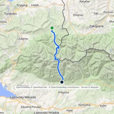 Oravice – Račková dolina, campsite