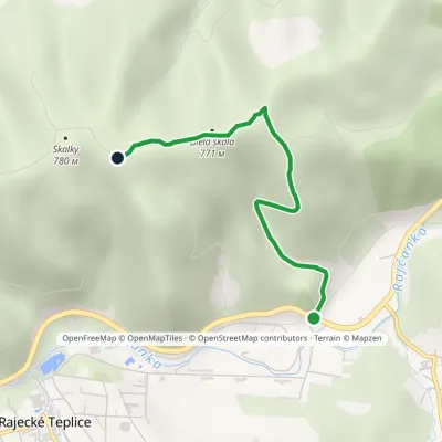 Poluvsie – Skalky, ridge