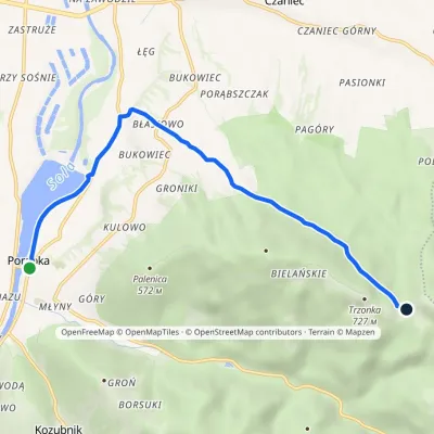 Porąbka – Przełęcz Bukowska