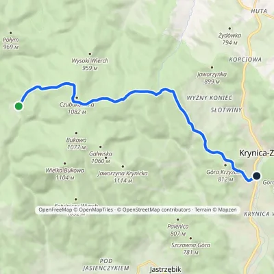 Bacówka PTTK pod Wierchomlą – Krynica-Zdrój