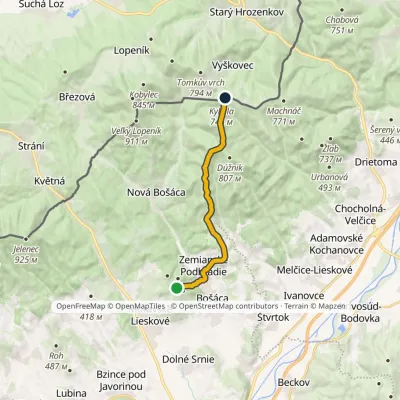 Rolincová – Pod Kykulou, state border