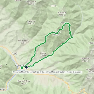 Kolochava village – Mount Darvaika – Kolochava village