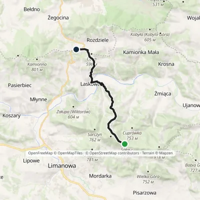 Sałasz Zachodni – Laskowa – Widoma Pass