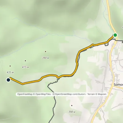 Šiatorská Bukovinka, granica państwowa – Mižera