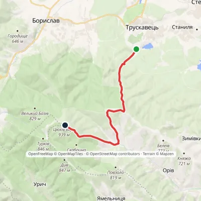 Health Path: Truskavets – Tsiukhiv Dil (VeloBeskydy)