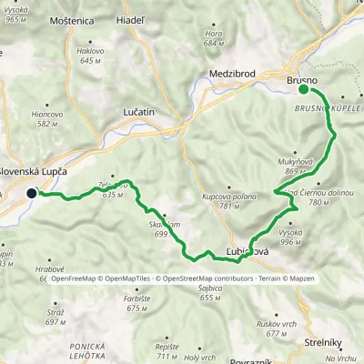 Slovenská Ľupča – Brusno, stacja